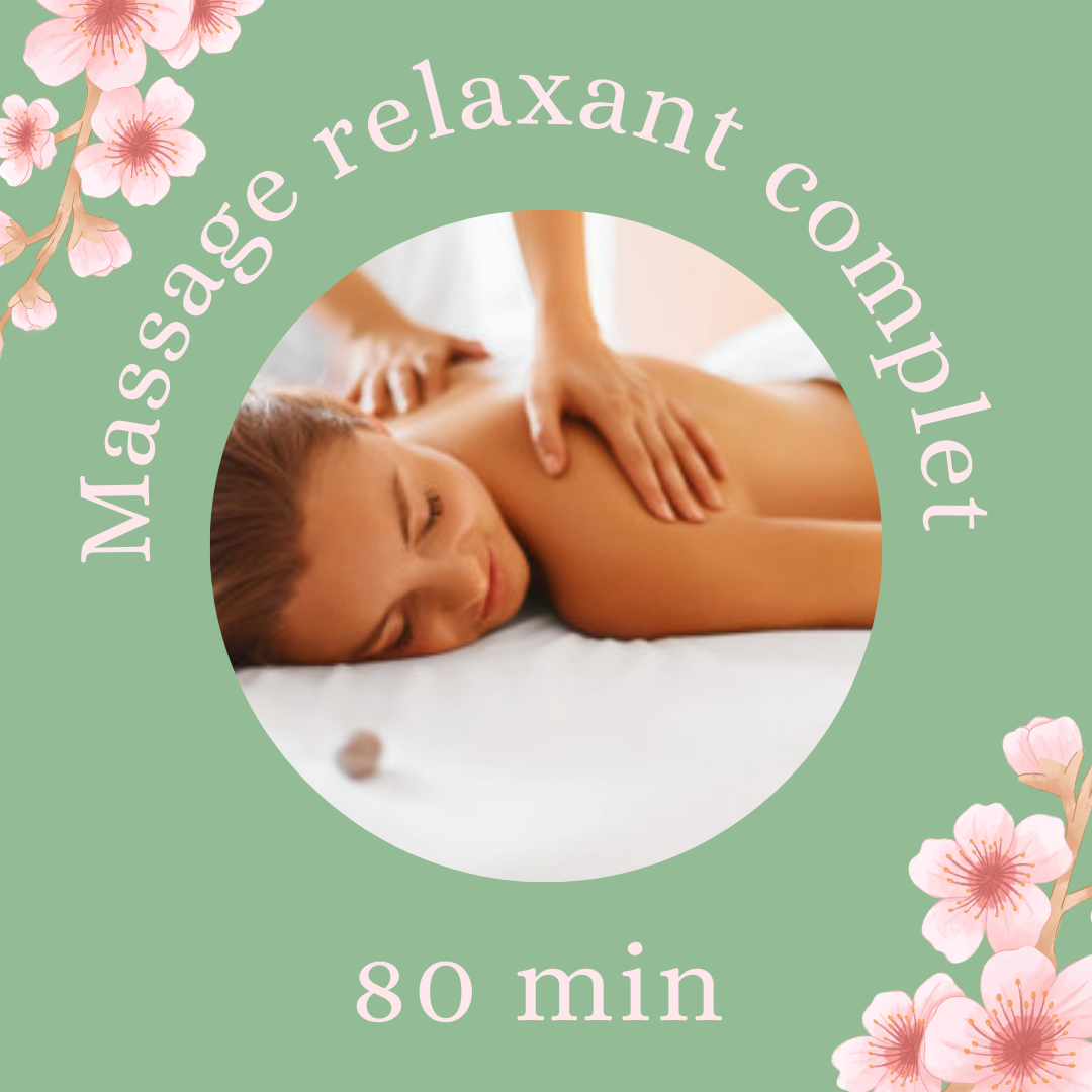 Massage relaxant 80 min